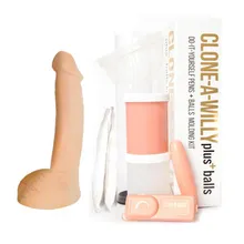 Clone-A-Willy – Vibrator-Dildo-Kit mit Hoden – Beige Clone-A-Willy – Vibrator-Dildo-Kit mit Hoden – Beige