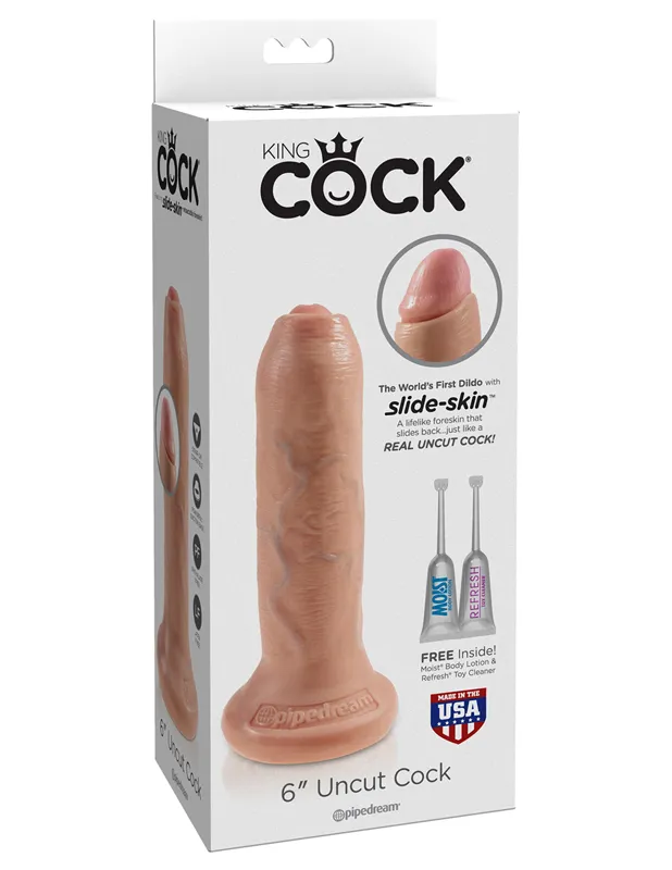 King Cock 6 Uncut Dildo