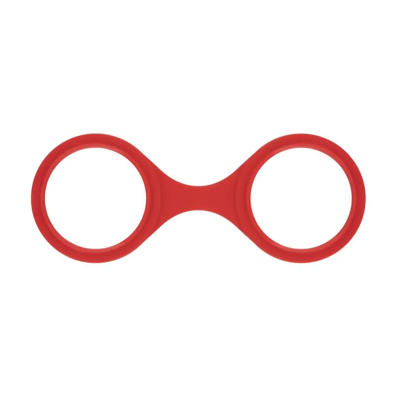 EasyToys Online Only - Flexible Silikon-Handschellen - Rot