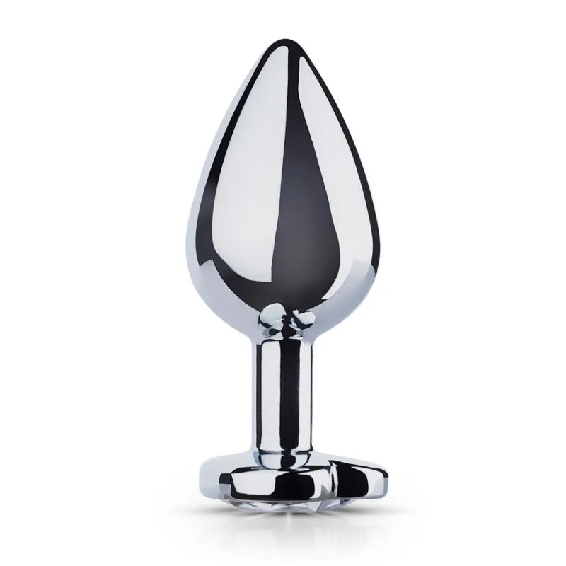 EasyToys »Silber Herz M« Analplug aus Metall