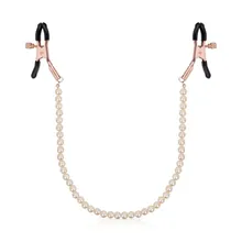 Rosy Gold - Pearls Nippelklemmen - Verstellbares Design Rosy Gold - Pearls Nippelklemmen - Verstellbares Design