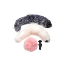 TAILZ - Snap-On Analplug mit 3 Wechselbaren Schwänzen TAILZ - Snap-On Analplug mit 3 Wechselbaren Schwänzen