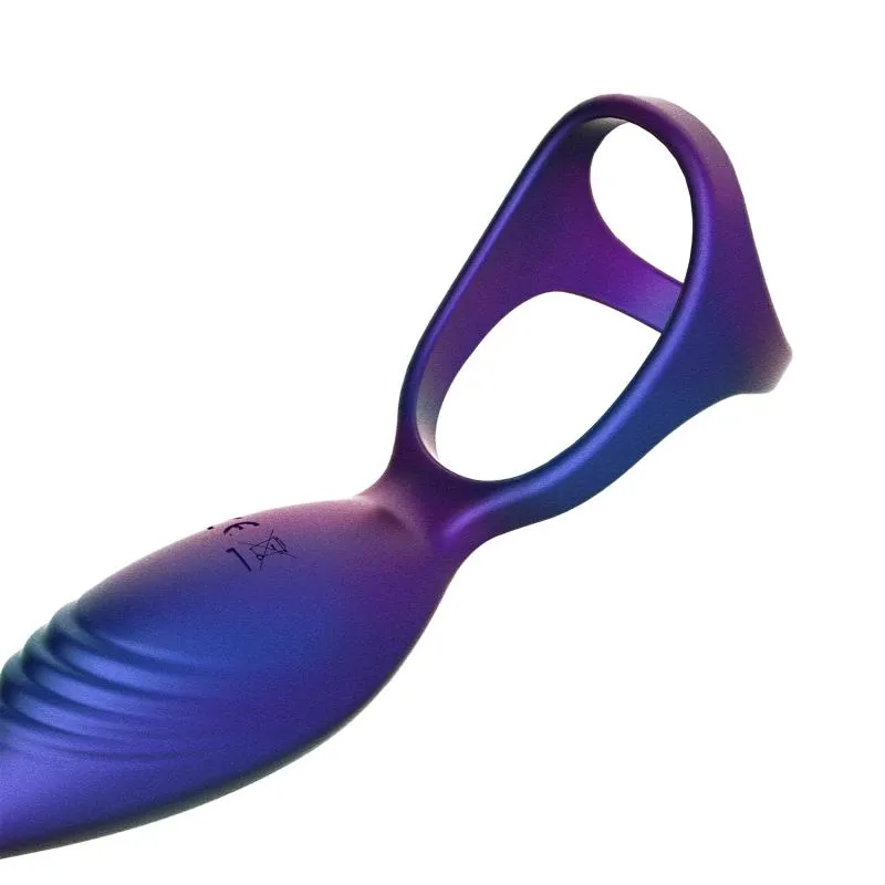 Hueman - Deep Impact Cock- & Ballring - Stoßender Prostatastimulator