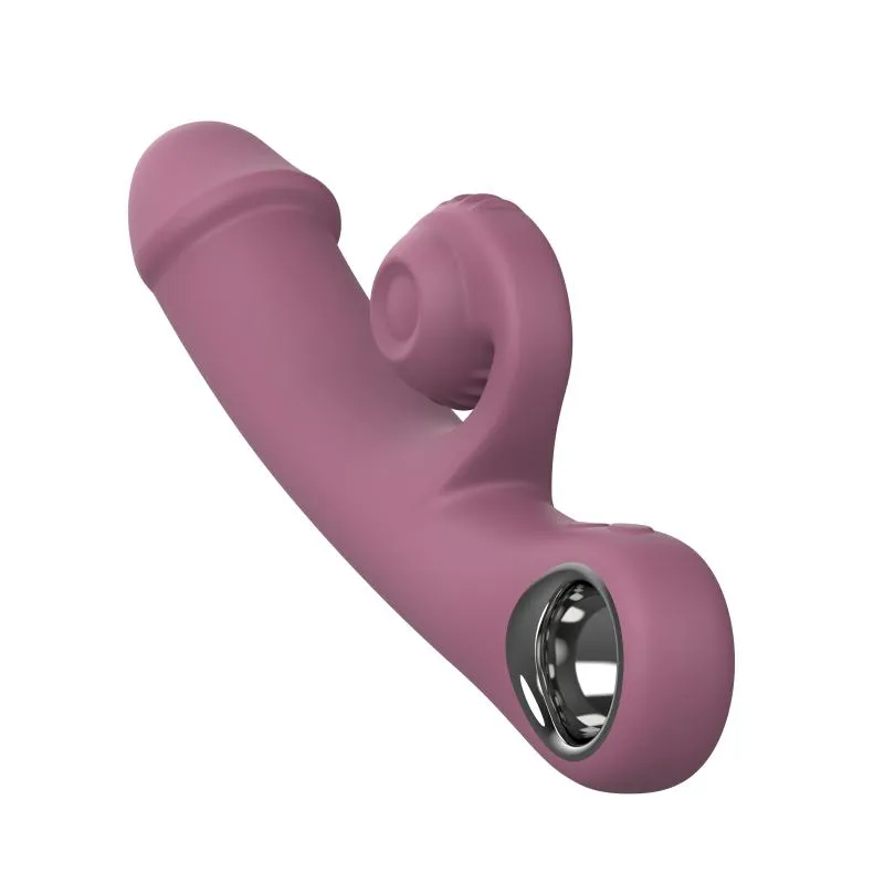 Online Only - Double Lust - Flexibler Snail Vibrator - Lila