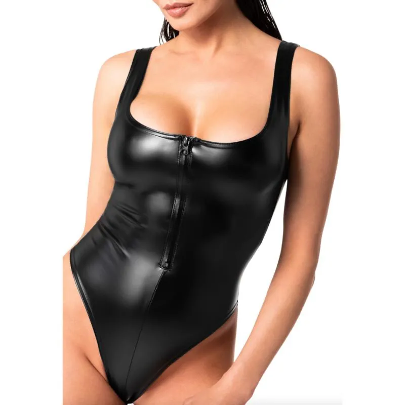 Noir Handmade – Elysium Powerwetlook Body – Schwarz