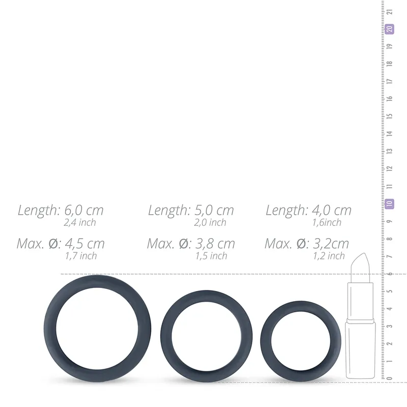 Boners »3-Teile Flach« Penisring-Set