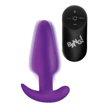 BANG! - Vibrations-Buttplug mit Fernbedienung - Lila BANG! - Vibrations-Buttplug mit Fernbedienung - Lila