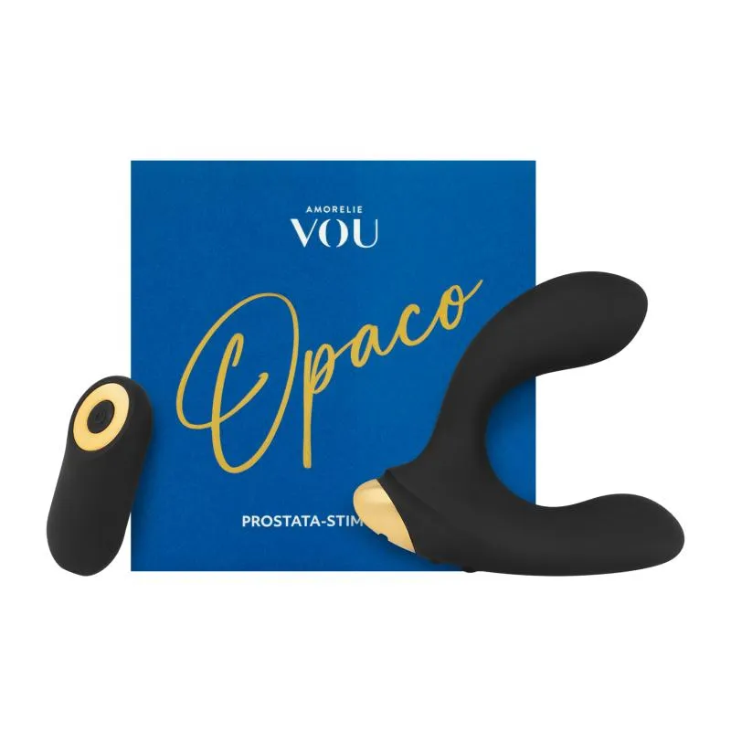 AMORELIE VOU »Opaco« Prostata-Vibrator mit Fernbedienung