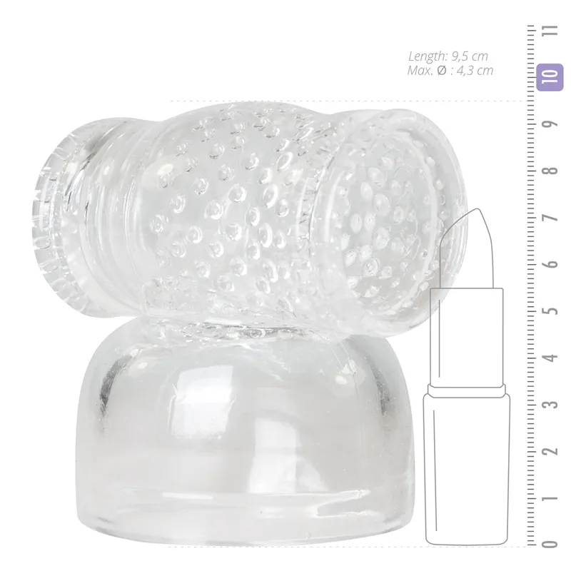 Transparenter Aufsatz mit Masturbator