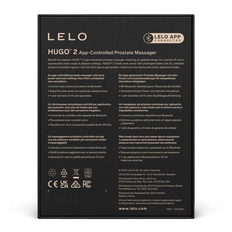 LELO – HUGO 2 Prostatavibrator – Schwarz
