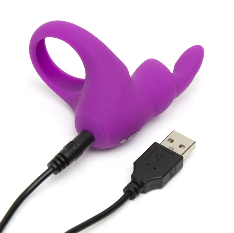 Happy Rabbit – Rabbit Penisring – Schwarz