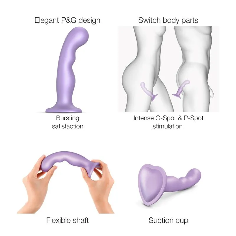 Strap-On-Me - Dildo Plug P&G Metallic Lilac M