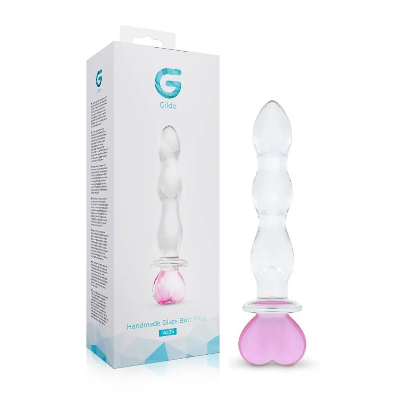 Gildo - No. 37 Glas Dildo Herzform - 18 cm
