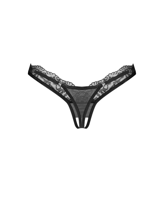 Obsessive – Arrowel Ouvert-String – Schwarz