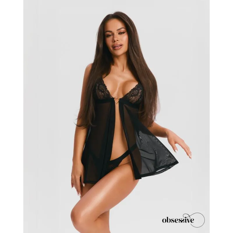 Obsessive - Elianes Babydoll - Schwarz