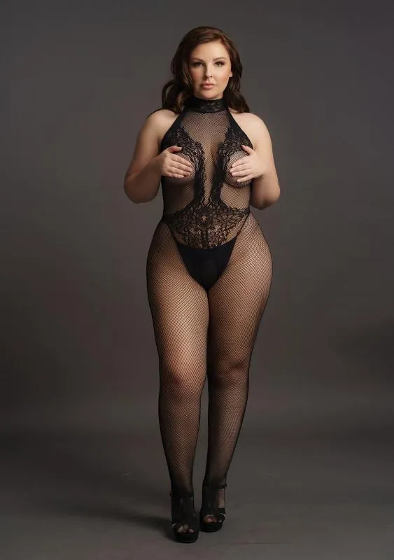 Le Desir Catsuit mit Spitzendetails
