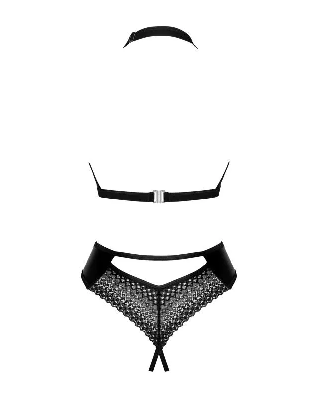 Obsessive - Norides Ouvert Teddy - Schwarz