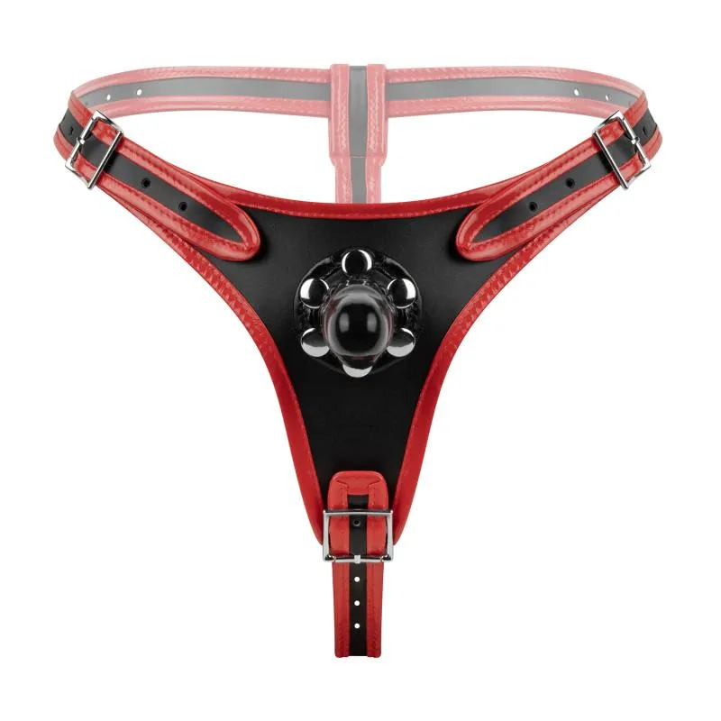 Fetish Collection - Triple Dildo Strap-On Harness