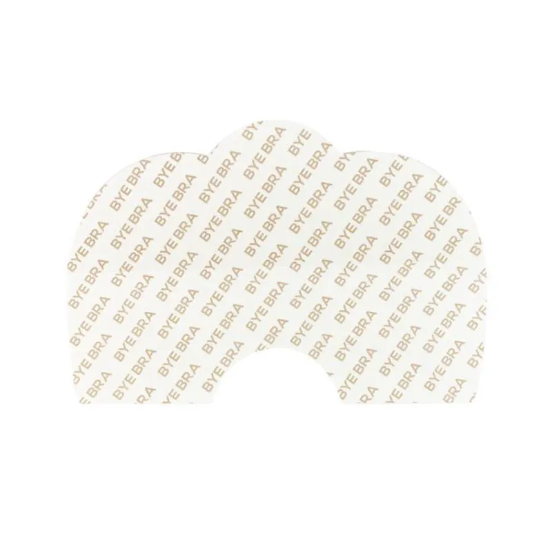 Bye Bra - Breast Lift Tape + Silicone Nipple Covers Brown