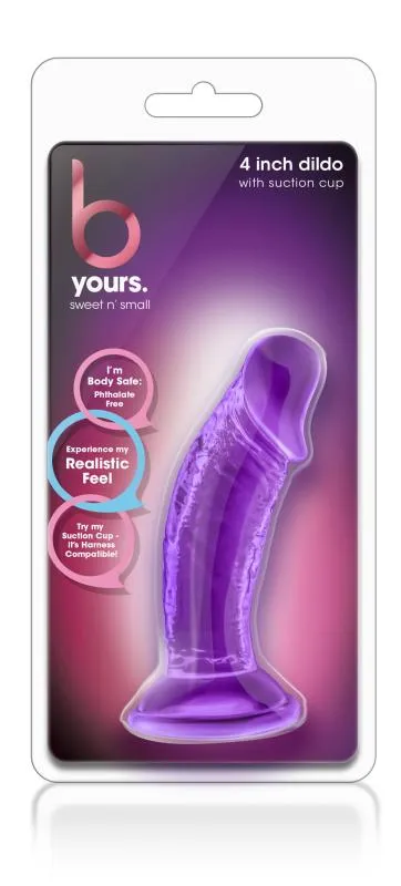 B Yours - Sweet N%27 Small Dildo mit Saugnapf - Lila