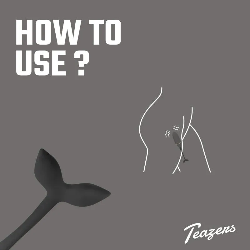 Teazers – Vibrating Egg Mit Fernbedienung – Schwarz