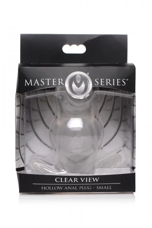 Master Series - Clear View hohler Analplug - Klein
