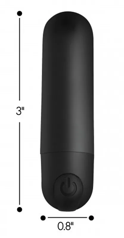 Bang! Kugelvibrator mit Fernbedienung - Schwarz