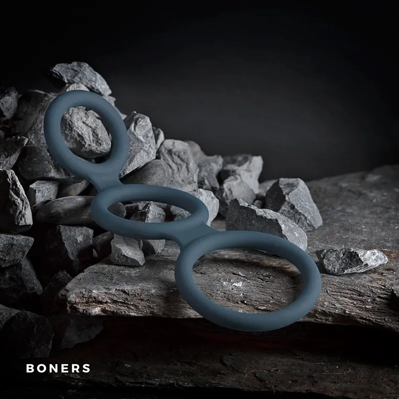 Boners »Triple« Penisring & Hodenring
