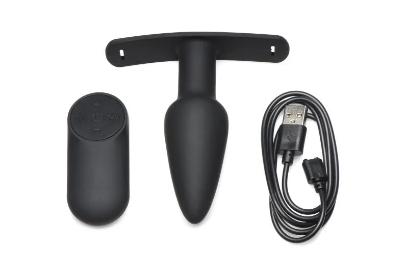 Master Series »Bum Tastic« Analplug mit Vibration & Gurtzeug