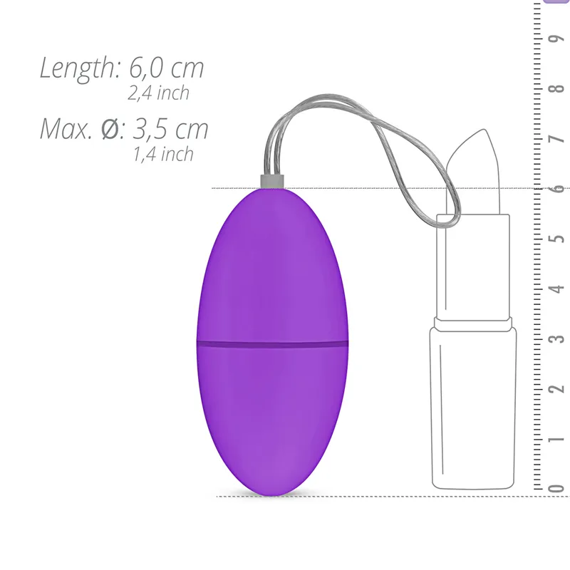 EasyToys Vibro-Ei mit Fernbedienung