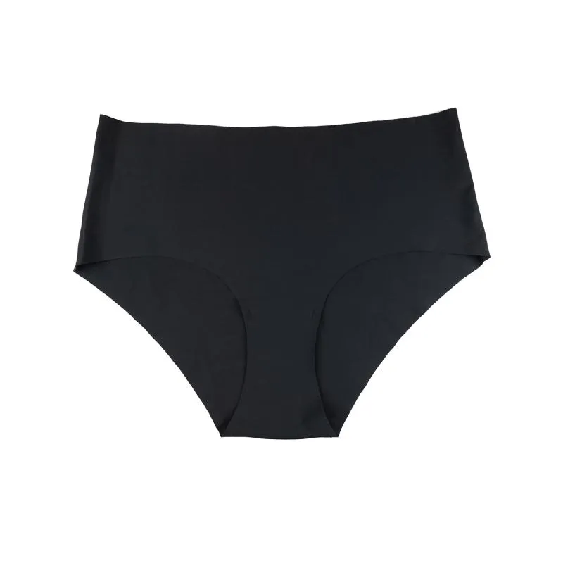 Bye Bra - Invisible High Brief Nude + Black S