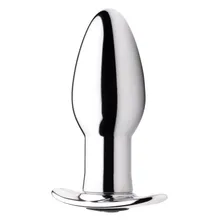 Chrome Blast Wiederaufladbarer Analplug mit Fernbedienung - klein Chrome Blast Wiederaufladbarer Analplug mit Fernbedienung - klein