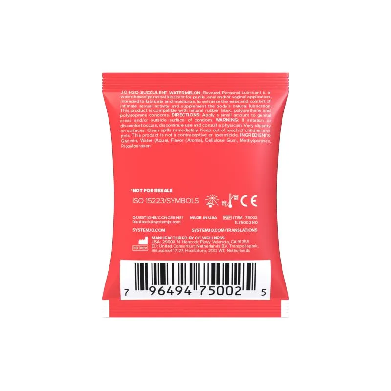 System JO - Sachet H2O Watermelon 5 ml