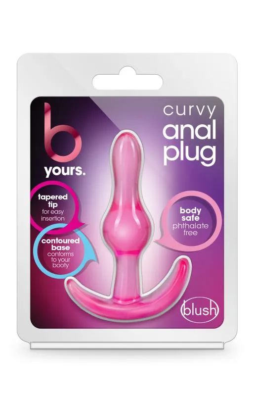 B Yours - Gebogene Analplug - Rosa