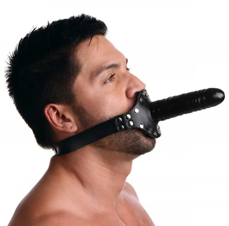 Dildo-Mundstück mit Gurt