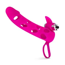 Penisärmel mit Bullet-Vibrator - Rosa Penisärmel mit Bullet-Vibrator - Rosa