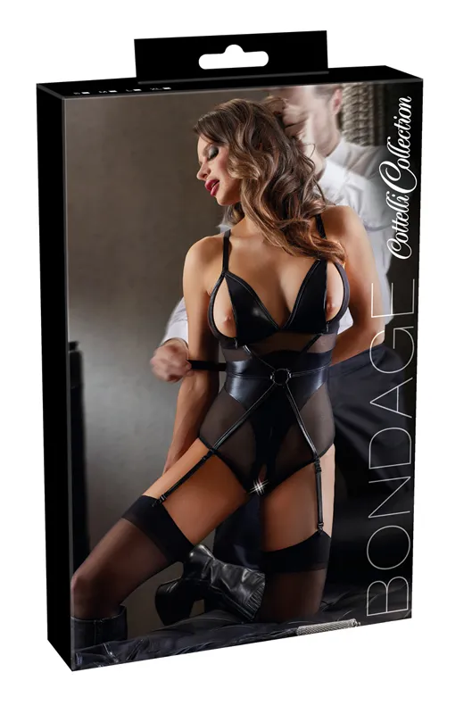 Bondage-Body im Wetlook-Powernet-Mix