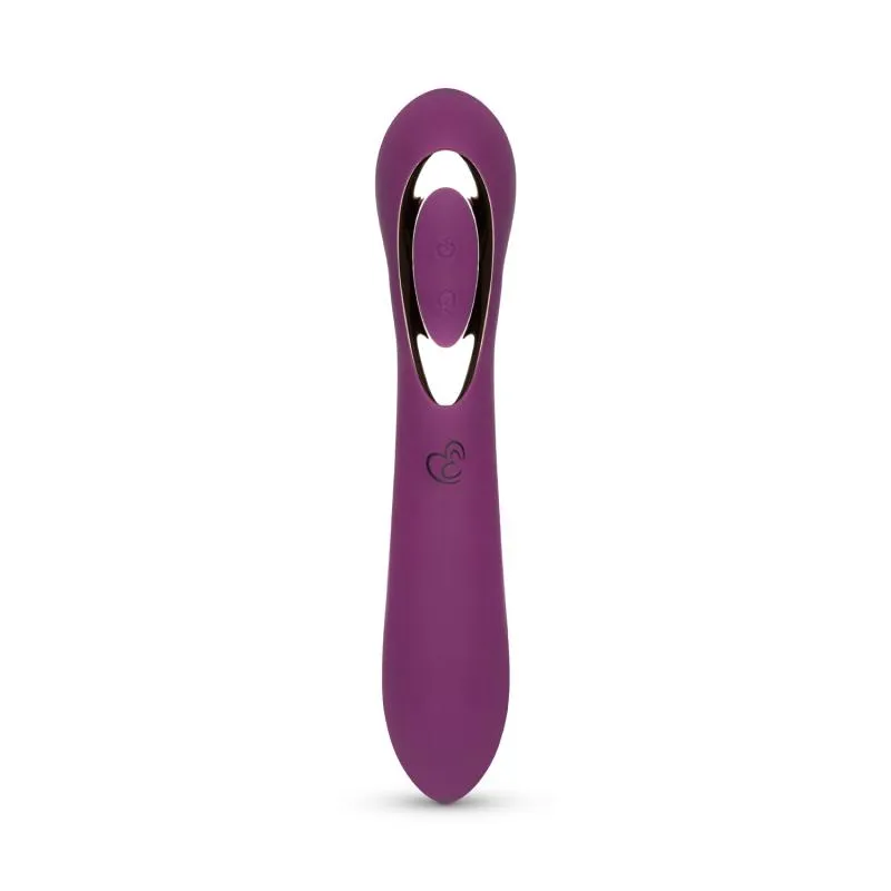 Vibrator mit rotierenden Perlen - Lila