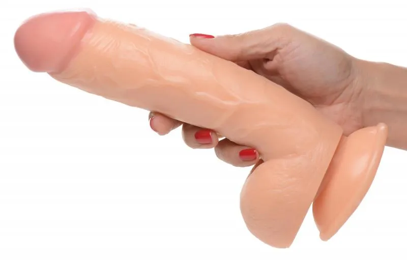 Pop Peckers - Poppin Realistischer Dildo Beige - 20cm