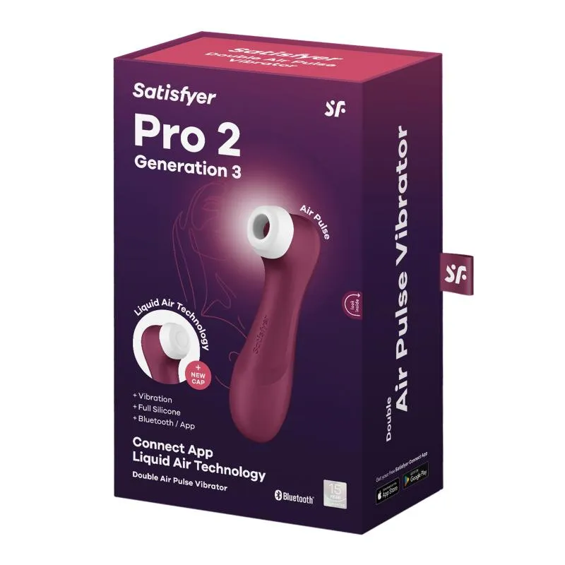 Satisfyer »Pro 2 Generation 3« Druckwellenvibrator mit App