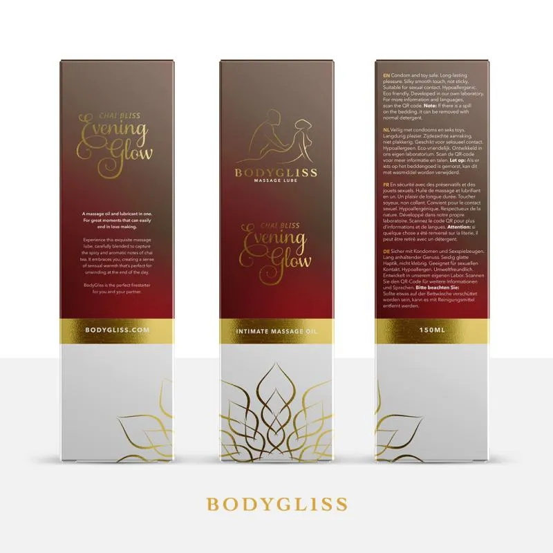 BodyGliss - Massageöl und Gleitmittel in einem Chai Bliss - 150 ml