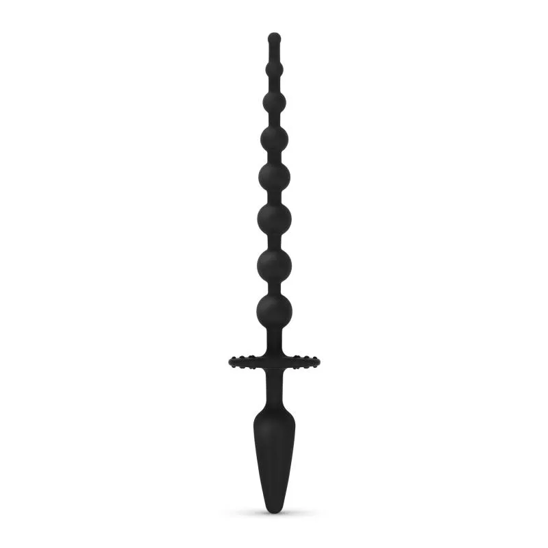 Anal Plug und Kugeln - Schwarz