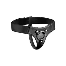 Strap U - Strap-on Harness aus Leder in Schwarz Strap U - Strap-on Harness aus Leder in Schwarz