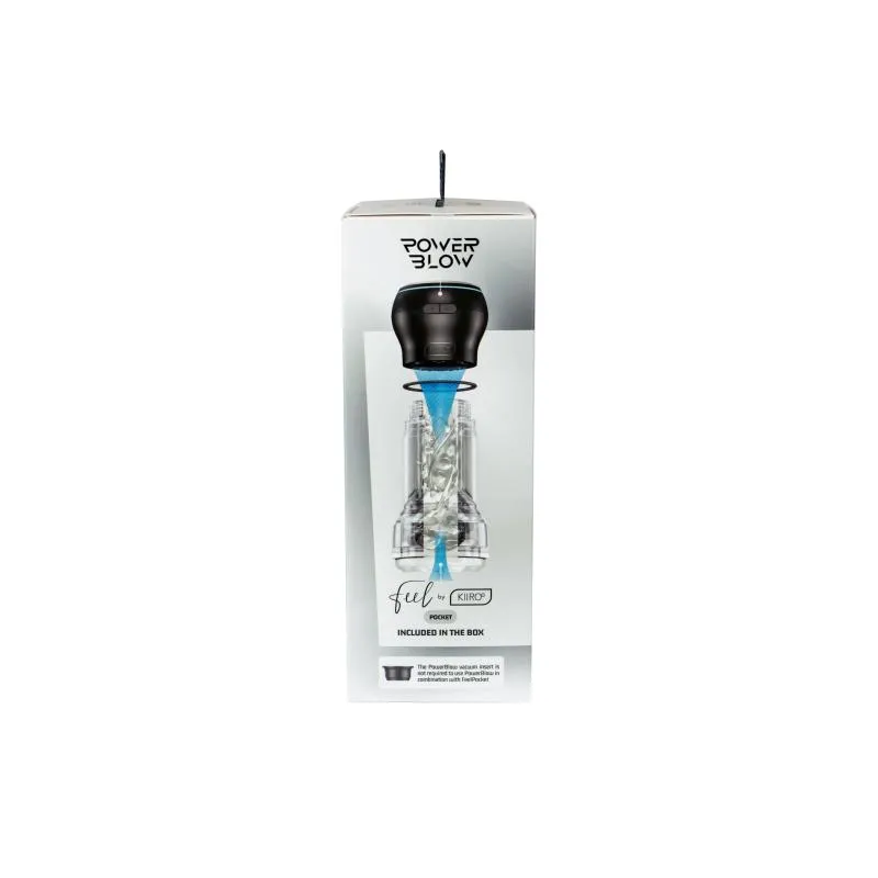 Kiiroo – Feel Crystal Stroker Set – Mit PowerBlow Saugkraft
