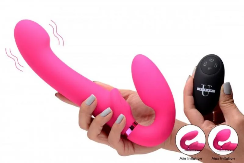 Strap U »G-Pulse« halterloser Strap-On mit Vibration & Fernbedienung