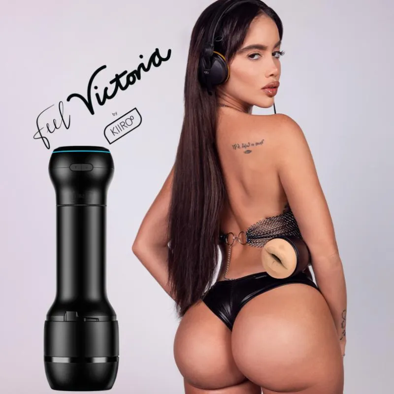 Kiiroo - PowerBlow & Feel Victoria June Mundmasturbator Kombi-Set - Schwarz