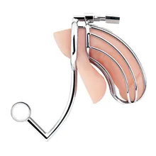 Blueline - Cock Cage With Anal Stimulator Blueline - Cock Cage With Anal Stimulator