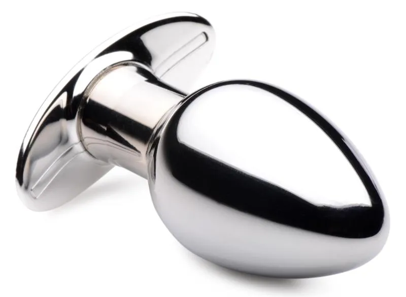 Master Series »Chrome Blast« Analplug mit Vibration & Fernbedienung