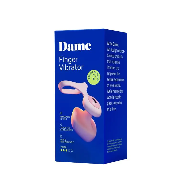 Dame - Fin 2.0 Finger-Vibrator - Quartz