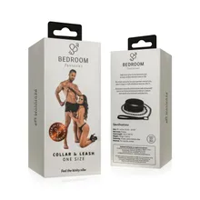 Bedroom Fantasies Halsband mit Leine aus Kunstleder Bedroom Fantasies Halsband mit Leine aus Kunstleder